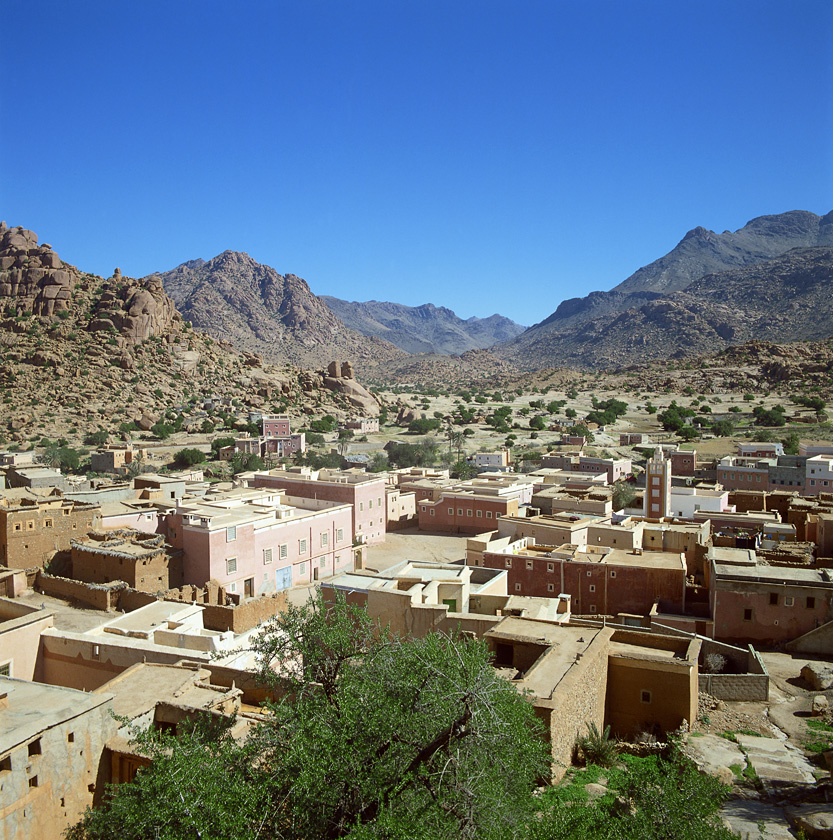 Village de Tafraout, dans l'Atlas marocain