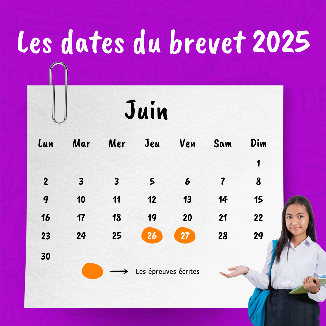 Le calendrier des épreuves du Brevet et du Baccalauréat 2025 est disponible