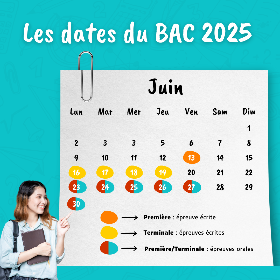 Le calendrier des épreuves du Brevet et du Baccalauréat 2025 est disponible